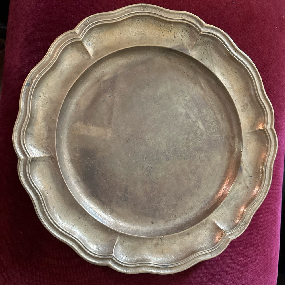 Heavy copper plate solid estate finds